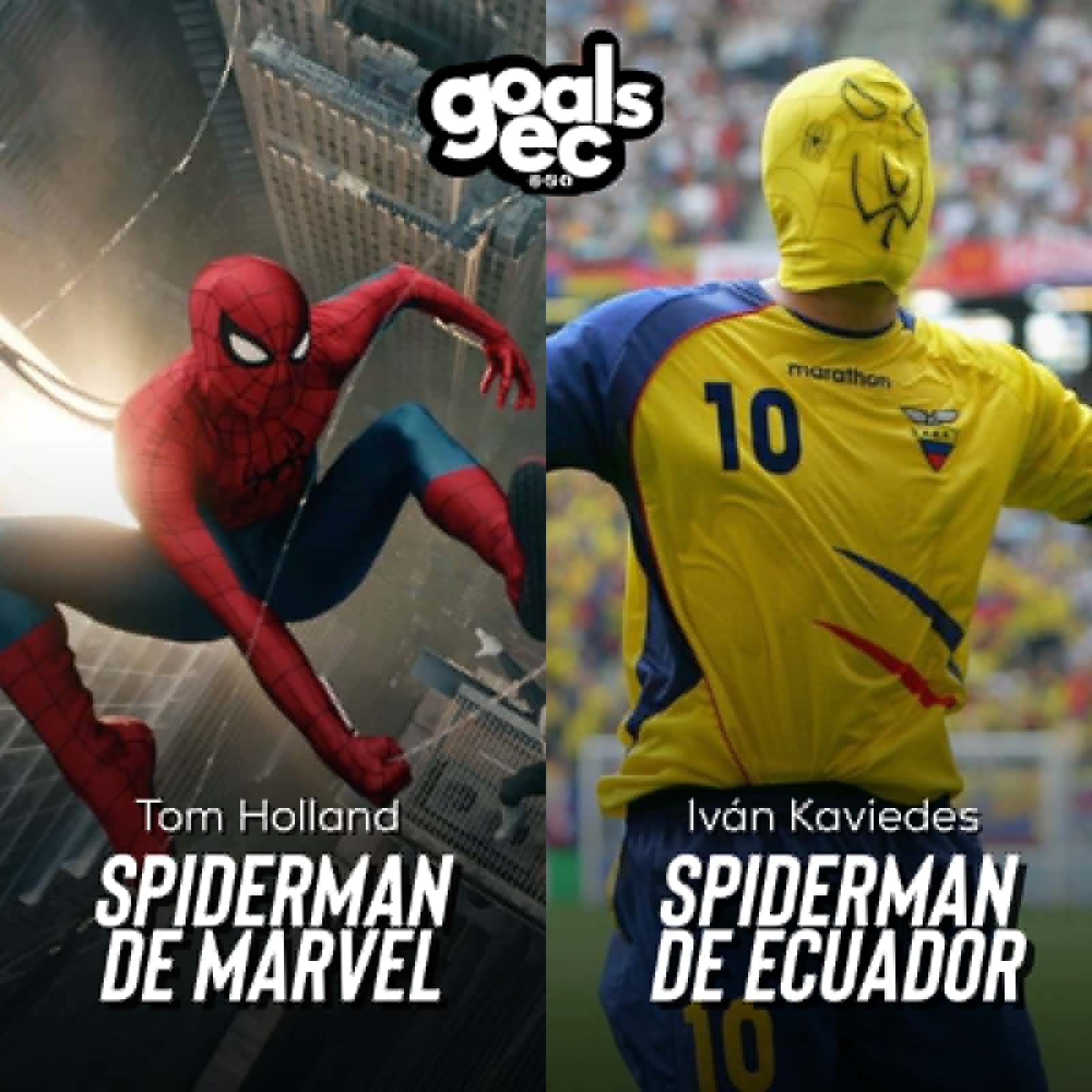 ¡MARVEL TIENE A TOM HOLLAND, PERO ECUADOR YA TENÍA A SU PROPIO SPIDERMAN (Y NACIÓ EN UNA CANCHA DE FÚTBOL)!