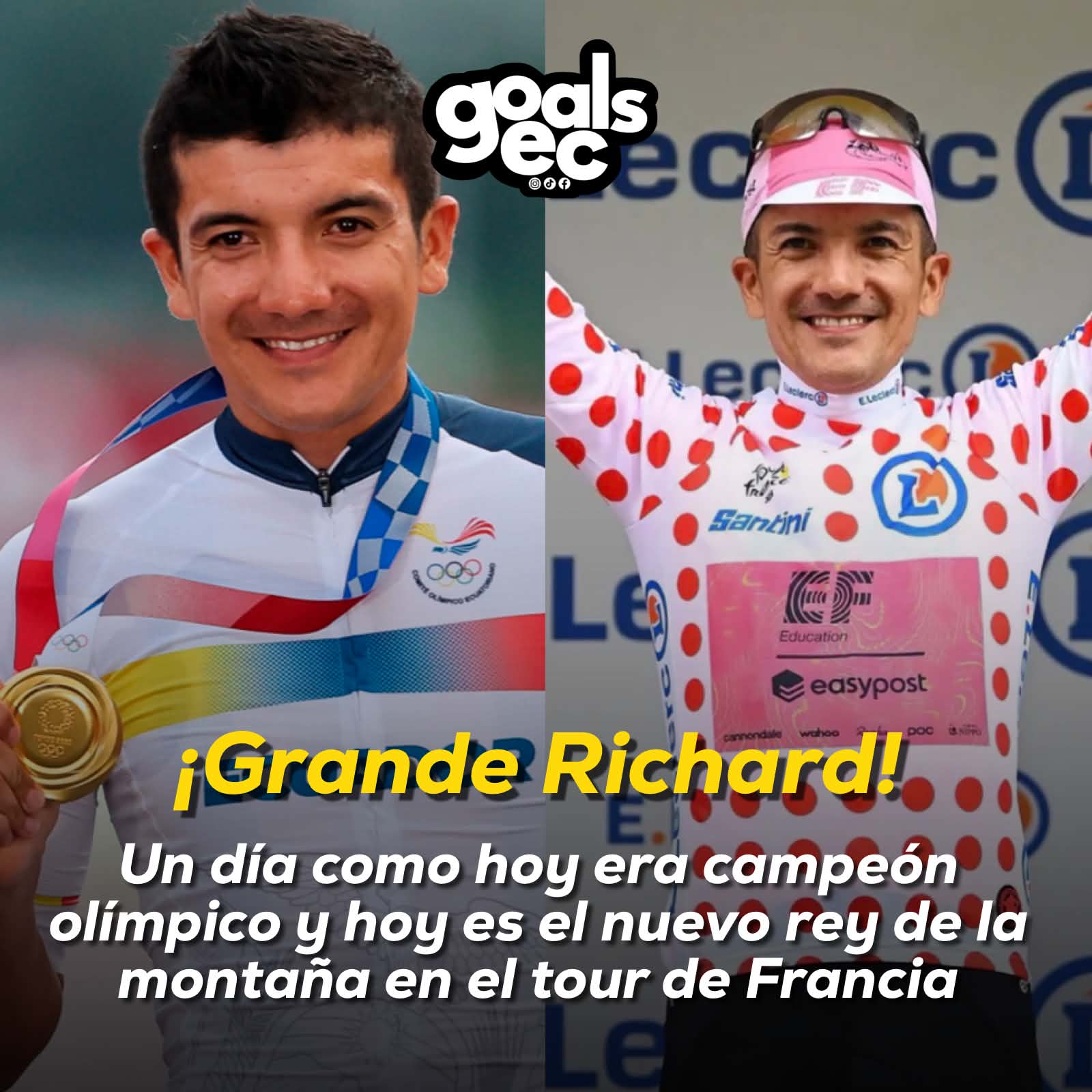 Richard Carapaz: el campeón que hizo historia en Tokio y volvió a conquistar Francia