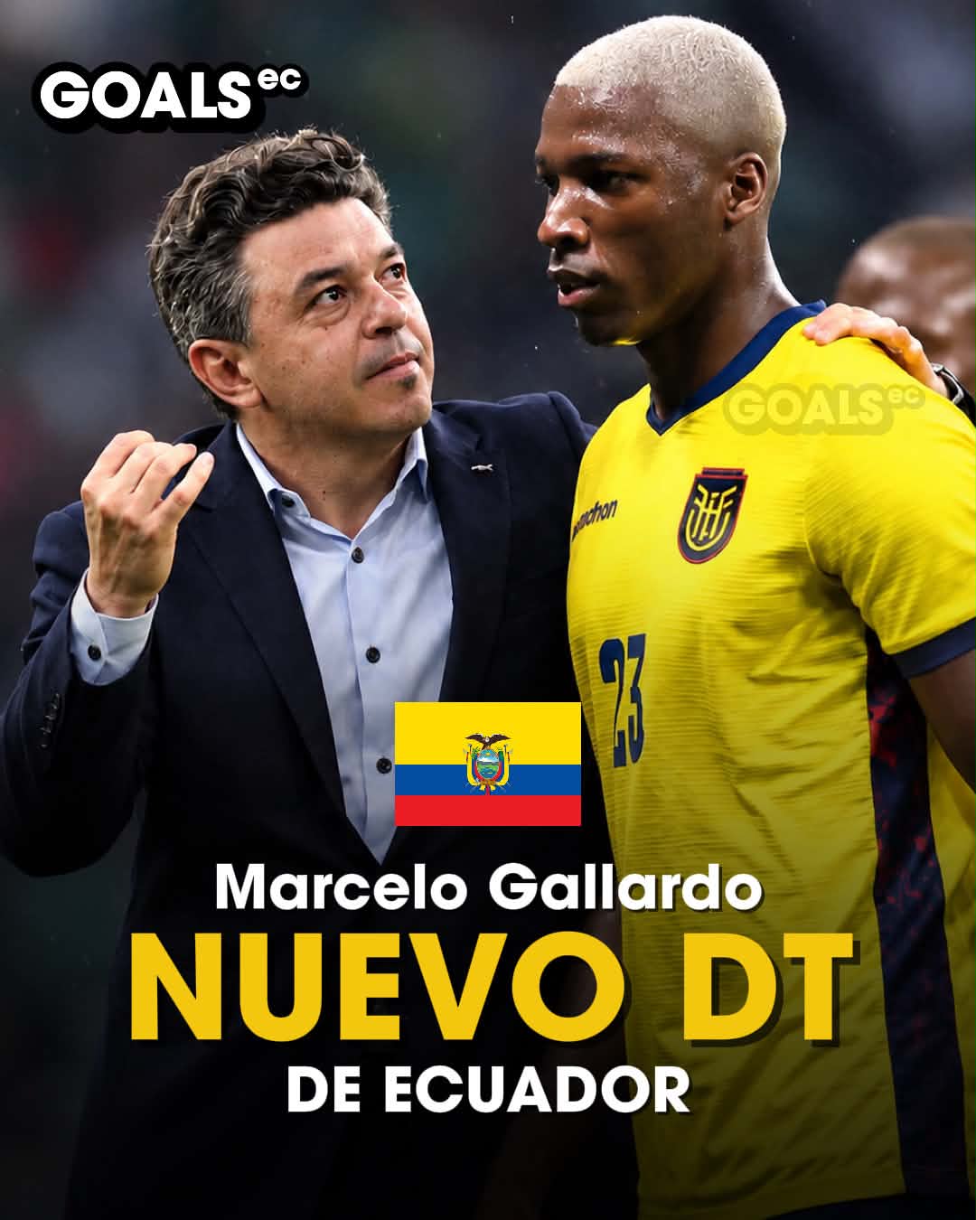 Marcelo Gallardo es el nuevo técnico de la Selección de Ecuador