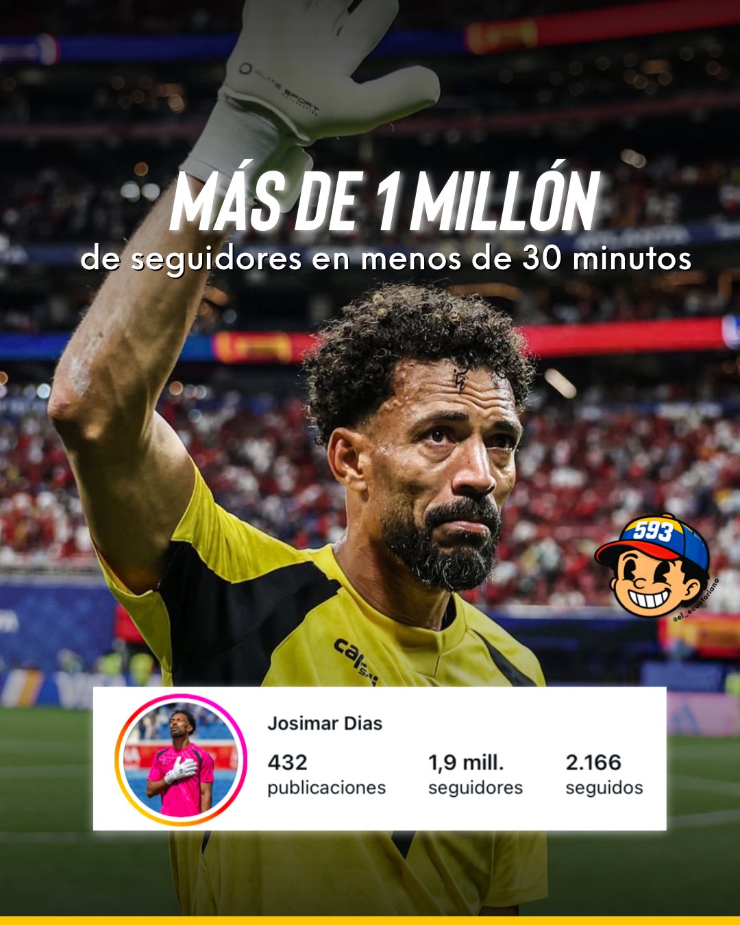 El arquero de 40 años que frenó a España y ganó más de un millón de seguidores en minutos
