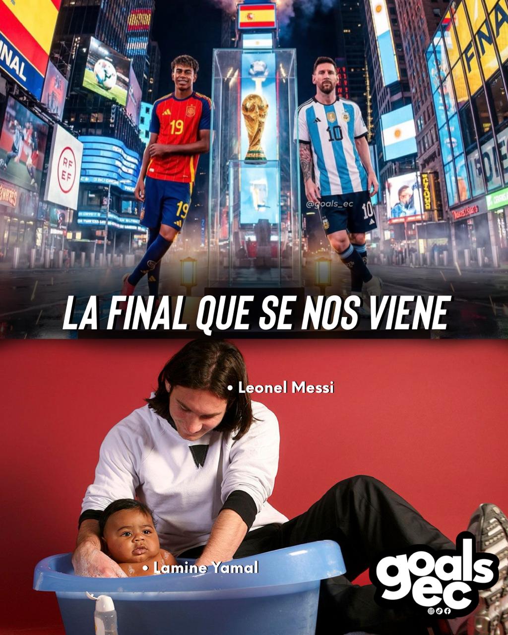 De una bañera al partido más grande del mundo: Messi y Lamine Yamal, la historia que tendrá su capítulo final en el Mundial