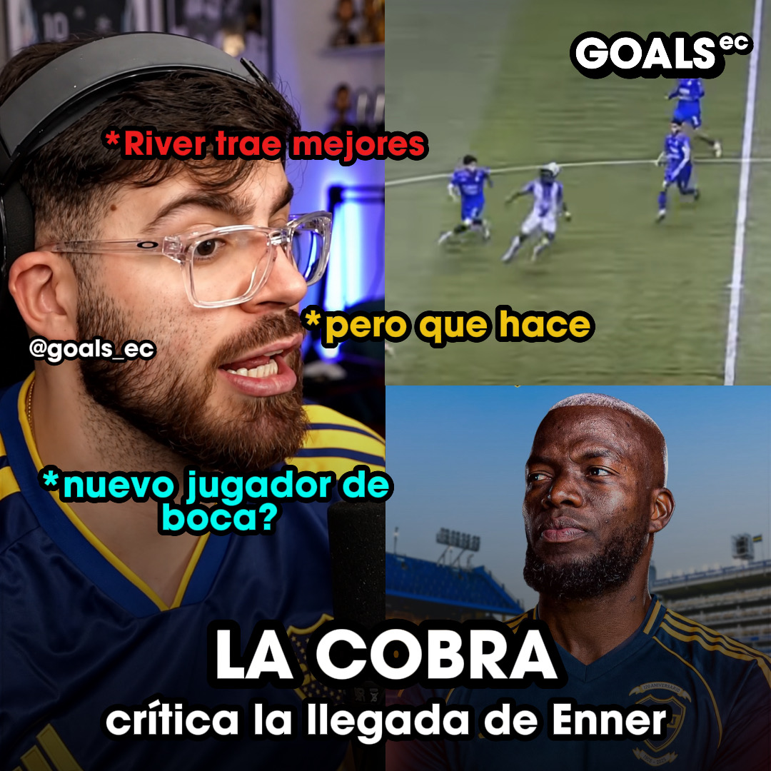 La Cobra cuestiona una posible llegada de Enner Valencia a Boca Juniors